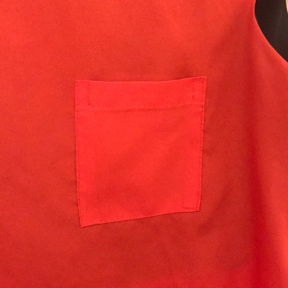 Funky Orange Top with Back Detail - Picture 4 of 4